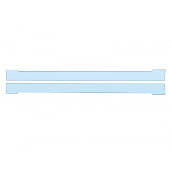 2025 JEEP GRAND WAGONEER OBSIDIAN ROCKERS - PRECUT PPF CLEAR BRA WRAP
