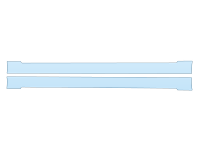 2025 JEEP GRAND WAGONEER SERIES III ROCKERS - PRECUT PPF CLEAR BRA WRAP