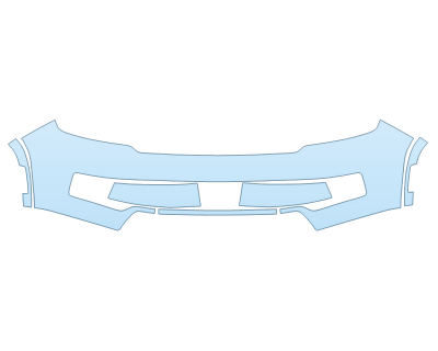 PAINT PROTECTION KIT - 2024 JEEP GRAND WAGONEER L BASE BUMPER - PRECUT PPF CLEAR BRA WRAP