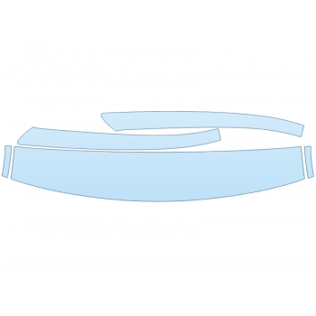 2025 JEEP GRAND WAGONEER L SERIES III ROOF - PILLARS - PRECUT PPF CLEAR BRA WRAP