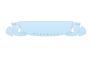 2027 JEEP WAGONEER CARBIDE HOOD FENDERS MIRRORS 24 INCH - (WRAPPED EDGES)