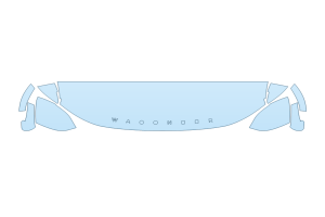 2027 JEEP WAGONEER SERIES II HOOD FENDERS MIRRORS 18 INCH - (WRAPPED EDGES)