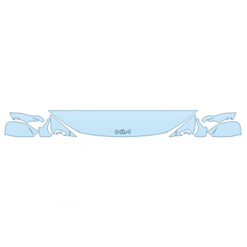 PAINT PROTECTION KIT - 2024 KIA EV6 GT-LINE HOOD FENDERS MIRRORS 12 INCH - (WRAPPED EDGES) - PRECUT PPF CLEAR BRA WRAP