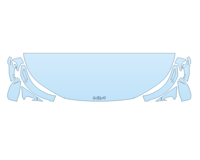 PAINT PROTECTION KIT - 2024 KIA EV6 GT-LINE HOOD FENDERS MIRRORS 30 INCH - (WRAPPED EDGES) - PRECUT PPF CLEAR BRA WRAP