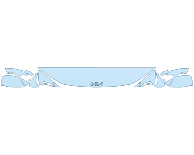 PAINT PROTECTION KIT - 2024 KIA EV6 LIGHT HOOD FENDERS MIRRORS 12 INCH - - PRECUT PPF CLEAR BRA WRAP