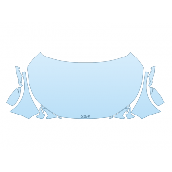 PAINT PROTECTION KIT - 2024 KIA EV6 LIGHT FULL HOOD FENDERS MIRRORS - PRECUT PPF CLEAR BRA WRAP