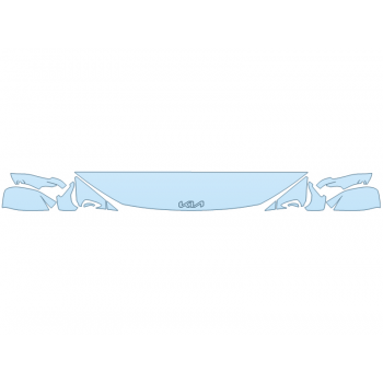 PAINT PROTECTION KIT - 2024 KIA EV6 WIND HOOD FENDERS MIRRORS 12 INCH - - PRECUT PPF CLEAR BRA WRAP