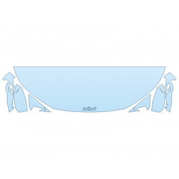 PAINT PROTECTION KIT - 2024 KIA EV6 WIND HOOD FENDERS MIRRORS 24 INCH - - PRECUT PPF CLEAR BRA WRAP