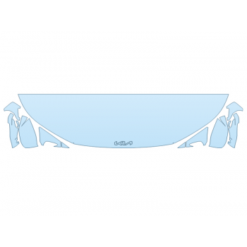 PAINT PROTECTION KIT - 2024 KIA EV6 WIND HOOD FENDERS MIRRORS 24 INCH - (WRAPPED EDGES) - PRECUT PPF CLEAR BRA WRAP