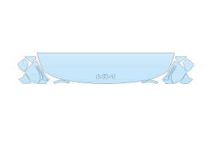 2027 KIA EV9 GT-LINE HOOD FENDERS MIRRORS 18 INCH - (WRAPPED EDGES)