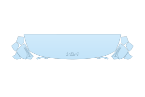 2027 KIA EV9 GT-LINE HOOD FENDERS MIRRORS 24 INCH - (WRAPPED EDGES)