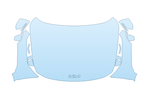 2027 KIA EV9 GT-LINE FULL HOOD FENDERS MIRRORS - (WRAPPED EDGES)