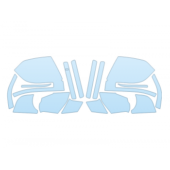 PAINT PROTECTION KIT - 2024 KIA EV9 GT-LINE MIRRORS - DOOR CUPS - PRECUT PPF CLEAR BRA WRAP