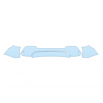 PAINT PROTECTION KIT - 2024 KIA EV9 LIGHT REAR BUMPER - PRECUT PPF CLEAR BRA WRAP