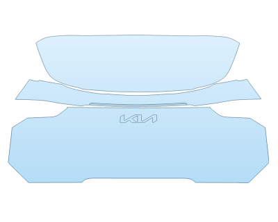 PAINT PROTECTION KIT - 2024 KIA EV9 LIGHT REAR HATCH W/EMBLEMS - PRECUT PPF CLEAR BRA WRAP