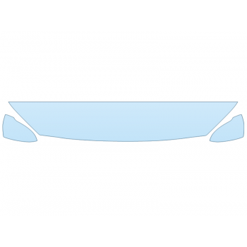 PAINT PROTECTION KIT - 2024 KIA FORTE EX HOOD FENDERS MIRRORS 12 INCH - - PRECUT PPF CLEAR BRA WRAP