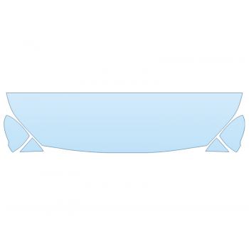 PAINT PROTECTION KIT - 2024 KIA FORTE EX HOOD FENDERS MIRRORS 18 INCH - - PRECUT PPF CLEAR BRA WRAP