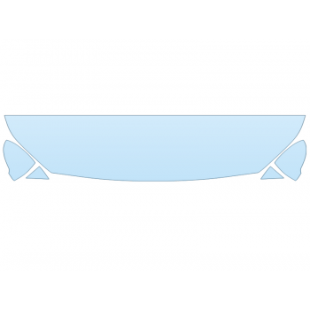 PAINT PROTECTION KIT - 2024 KIA FORTE EX HOOD FENDERS MIRRORS 18 INCH - (WRAPPED EDGES) - PRECUT PPF CLEAR BRA WRAP