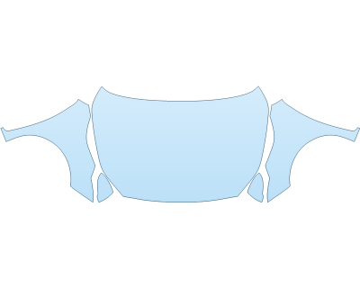 PAINT PROTECTION KIT - 2024 KIA FORTE EX FULL HOOD FENDERS MIRRORS - PRECUT PPF CLEAR BRA WRAP