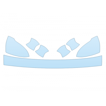 PAINT PROTECTION KIT - 2024 KIA FORTE EX MIRRORS - DOOR CUPS - LUGGAGE AREA - PRECUT PPF CLEAR BRA WRAP