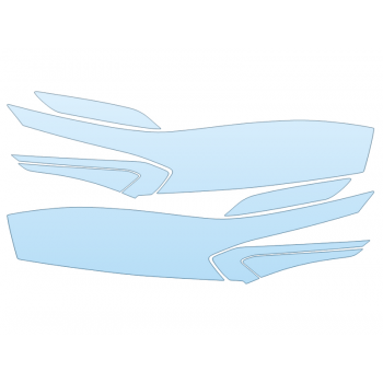 PAINT PROTECTION KIT - 2024 KIA FORTE EX HEADLIGHTS - FOGLIGHTS - PRECUT PPF CLEAR BRA WRAP