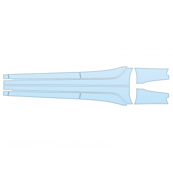 PAINT PROTECTION KIT - 2024 KIA FORTE EX ROCKERS - PRECUT PPF CLEAR BRA WRAP