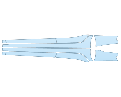 PAINT PROTECTION KIT - 2024 KIA FORTE EX ROCKERS - PRECUT PPF CLEAR BRA WRAP