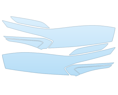 PAINT PROTECTION KIT - 2024 KIA FORTE LX HEADLIGHTS - FOGLIGHTS - PRECUT PPF CLEAR BRA WRAP