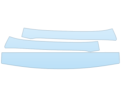 PAINT PROTECTION KIT - 2024 KIA FORTE LX ROOF - PILLARS - PRECUT PPF CLEAR BRA WRAP