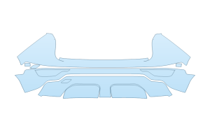 2027 KIA NIRO EX REAR BUMPER