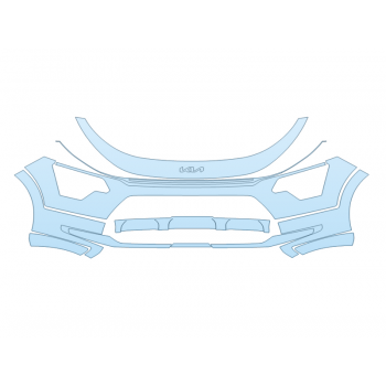 Precut PPF Kit – Clear Bra Paint Protection Film PAINT PROTECTION KIT - 2025 KIA NIRO EX TOURING BUMPER - PRECUT PPF CLEAR BRA WRAP