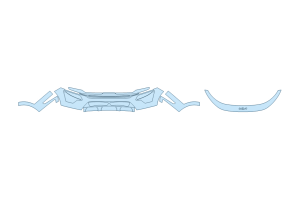 2027 KIA NIRO EX TOURING BUMPER (MULTI PIECE)