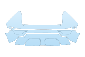 2027 KIA NIRO EX TOURING REAR BUMPER