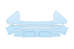 2027 KIA NIRO EX TOURING REAR BUMPER - SENSORS