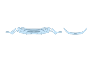 2027 KIA NIRO LX BUMPER (MULTI PIECE)