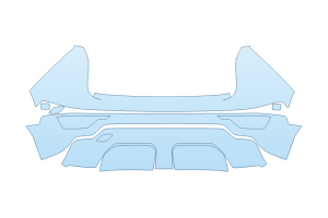 2027 KIA NIRO LX REAR BUMPER