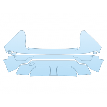 Precut PPF Kit – Clear Bra Paint Protection Film PAINT PROTECTION KIT - 2025 KIA NIRO LX REAR BUMPER - PRECUT PPF CLEAR BRA WRAP
