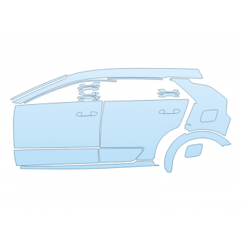 PAINT PROTECTION KIT - 2024 KIA NIRO LX DRIVER SIDE - PRECUT PPF CLEAR BRA WRAP