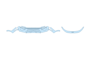 2027 KIA NIRO SX BUMPER (MULTI PIECE)