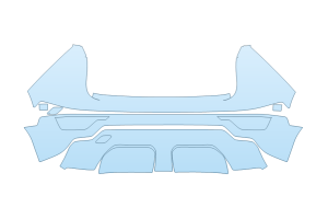 2027 KIA NIRO SX REAR BUMPER