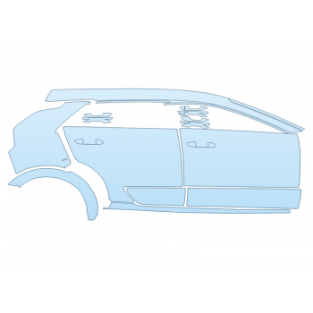 PAINT PROTECTION KIT - 2025 KIA NIRO SX PASSENGER SIDE - PRECUT PPF CLEAR BRA WRAP