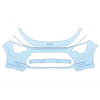 PAINT PROTECTION KIT - 2025 KIA NIRO SX TOURING BUMPER - PRECUT PPF CLEAR BRA WRAP