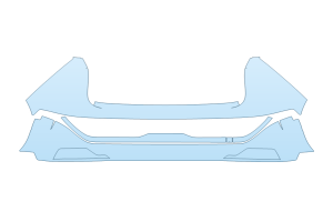 2027 KIA NIRO EV WAVE REAR BUMPER