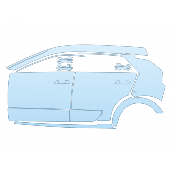 Precut PPF Kit – Clear Bra Paint Protection Film PAINT PROTECTION KIT - 2025 KIA NIRO EV WAVE DRIVER SIDE - PRECUT PPF CLEAR BRA WRAP