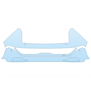 PAINT PROTECTION KIT - 2025 KIA NIRO EV WIND REAR BUMPER - PRECUT PPF CLEAR BRA WRAP