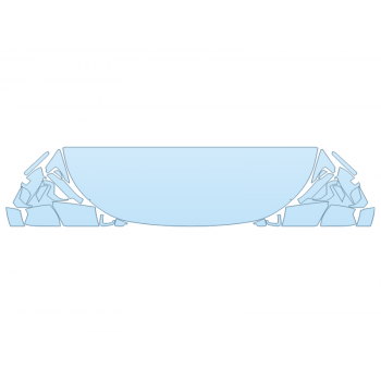 PAINT PROTECTION KIT - 2025 KIA NIRO EV WIND HOOD FENDERS MIRRORS 24 INCH - FENDER FLARES - (WRAPPED EDGES) - PRECUT PPF CLEAR BRA WRAP