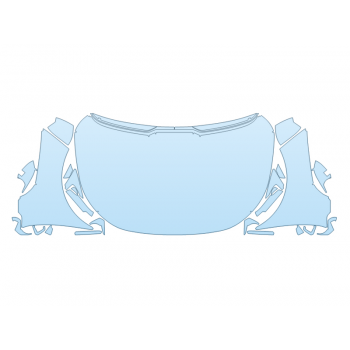 PAINT PROTECTION KIT - 2024 KIA NIRO EV WIND FULL HOOD FENDERS MIRRORS  - (WRAPPED EDGES) - PRECUT PPF CLEAR BRA WRAP