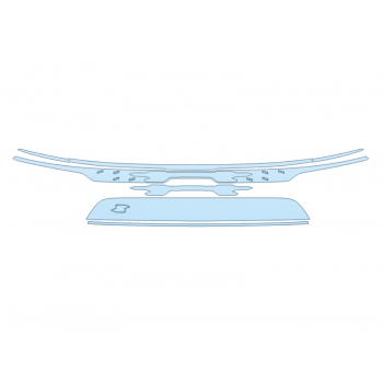 PAINT PROTECTION KIT - 2025 KIA NIRO EV WIND GRILL - PRECUT PPF CLEAR BRA WRAP