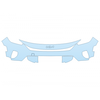 PAINT PROTECTION KIT - 2025 KIA SELTOS EX BUMPER - PRECUT PPF CLEAR BRA WRAP