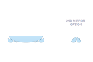 2027 KIA SELTOS EX HOOD FENDERS MIRRORS 12 INCH -